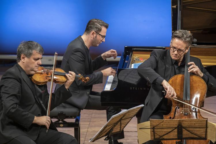 Dvořákova Praha 2019 - Leoš Čepický, Michail Lifits a Jens Peter Maintz