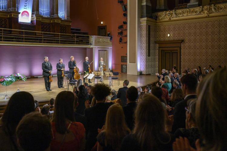 Dvořákova Praha 2019 - Leoš Počepický, Jan Schulmeister, Michal Kaňka, Jakub Čepický a Pauline Sachse