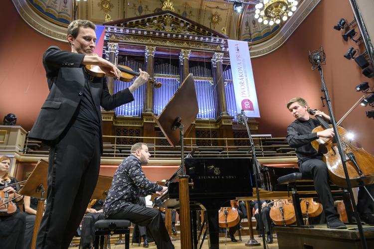 Dvořákova Praha 2020 - Josef Špaček, Lukáš Vondráček a Tomáš Jamník