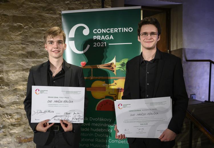 Dvořákova Praha 2021 - 17/9/2021 – Concertino Praga 2021 – finálový soutěžní koncert, kategorie komorní hra