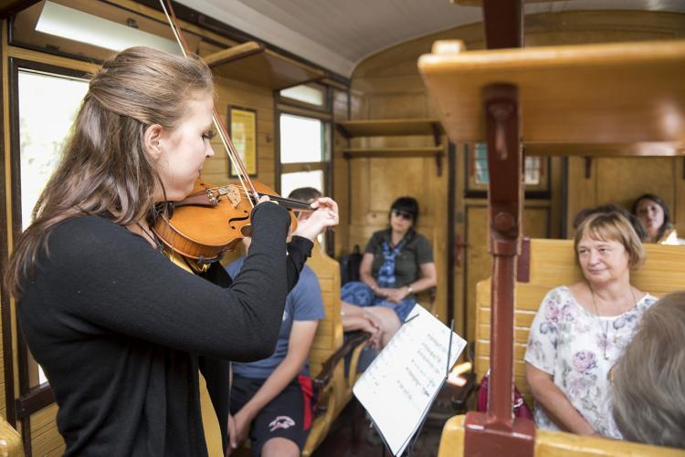 Violinist Milena Kolářová
