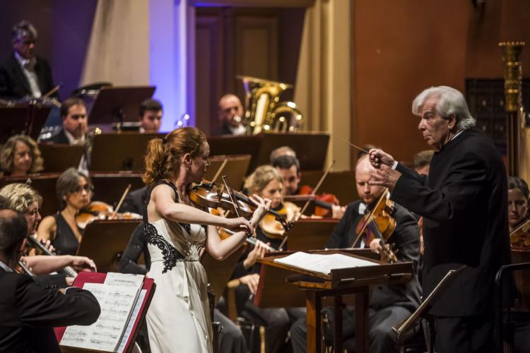 Philharmonia Orchestra London, Christoph von Dohnányi and Carolin Widmann