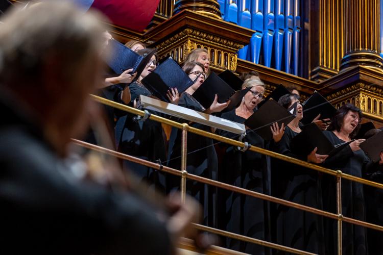 Dvořákova Praha 2023 - koncert 14/9/2023 - Česká filharmonie, S. Oramo, PFS, L. Vasilek, A. Komsi, Ch. Senn