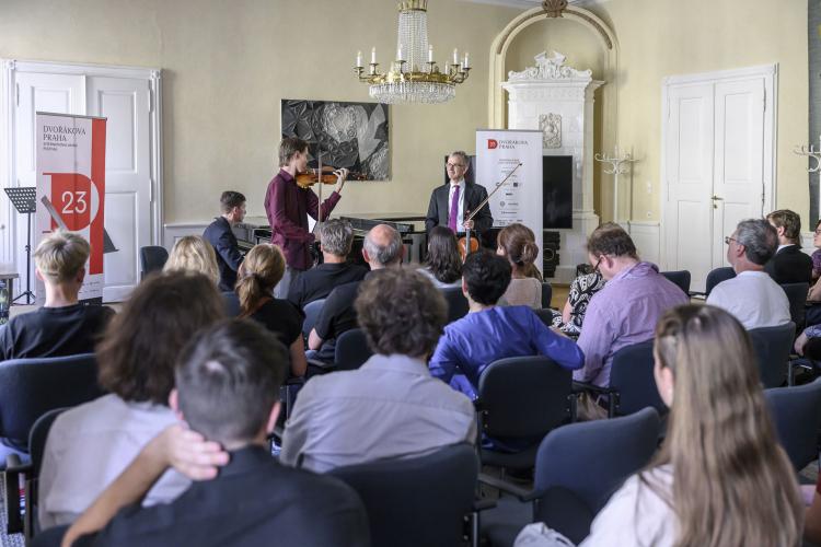 Dvořákova Praha 2023 – Masterclass 8/9/2023 – Gil Shaham