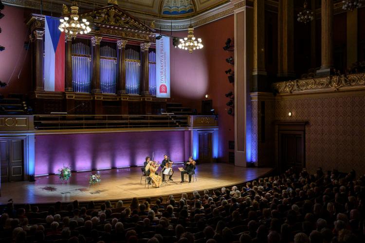 Dvořákova Praha 2022 – koncert 12/9/2022 – zahájení Komorní řady festivalu – Pavel Haas Quartet s violistou Karlem Untermüllerem